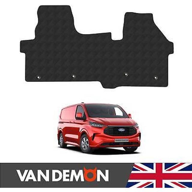 Ford transit custom rubber floor mats for 2024+ [manual] van demon heavy duty