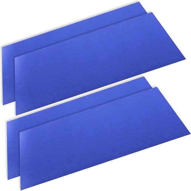 4 x Anti Frost Fridge Freezer Mat Manual Ice Defrost Durable Liner (50cm x 25cm, Pack of 4)