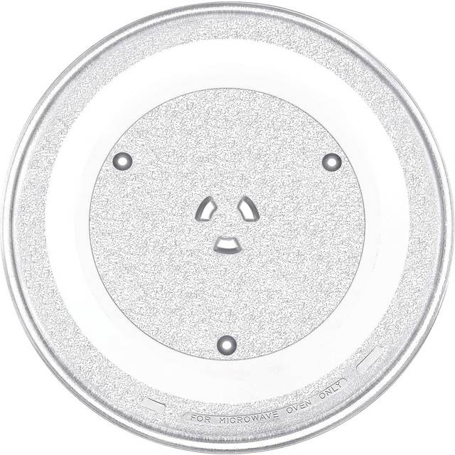 Spares2Go Universal Microwave Turntable Plate 6 Lug Fixing Y Type Glass Dish Tray (13.5" / 34.5Cm / 345mm) - One Size