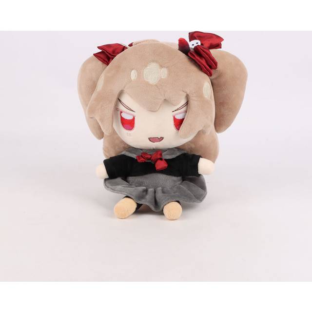 (Black) Sama Neuro Plush Toy Stuffed Doll Blue Black Dress Virtual Youtuber Character