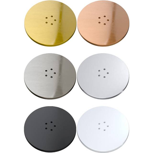 Shower trap plug cover 110mm brass copper nickel silver black white 90mm tray