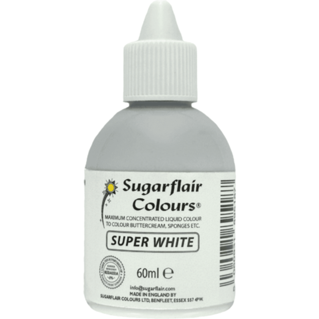 Super White - Maximum Concentrated Liquid Colouring 60ml - Yellow