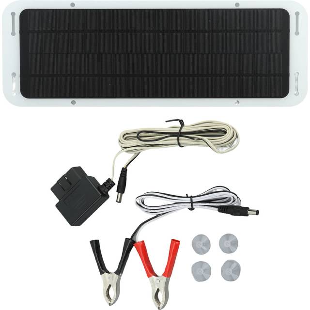 12V 5W Solar Panel Kit Professional Efficient Monocrystalline Silicon Portable Solar Panel for Car Motorcycle Boat