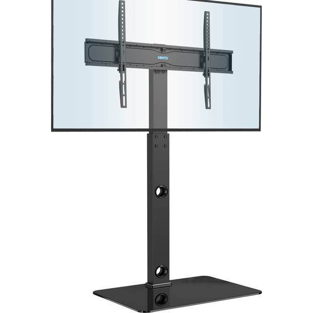 BONTEC TV Floor Stand for 30-70 inch LED LCD OLED Plasma Flat Curved TVs, Height Adjustable Tall TV Stand with Brackets up to 40kg, Max VESA 600x400mm
