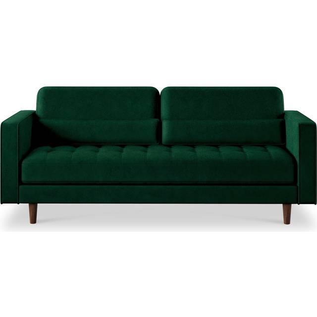 Skye Velvet Mid Century 4 Seater Sofa | Express UK Delivery | Roseland