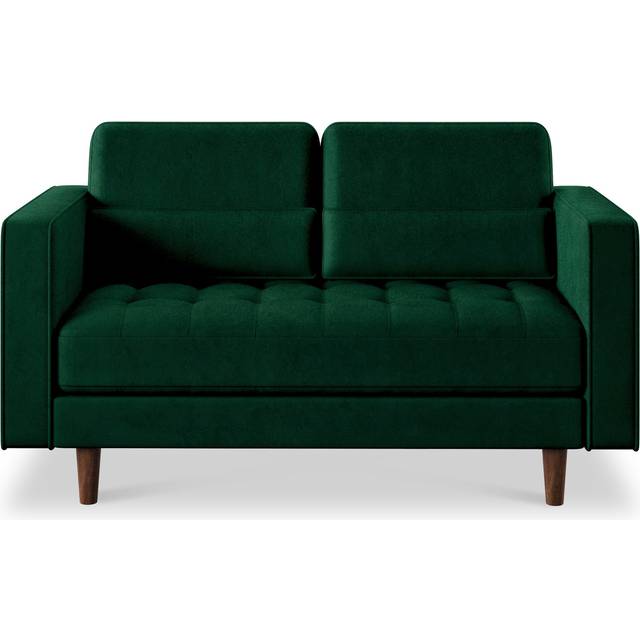 Skye Velvet Mid Century 2 Seater Sofa | Express UK Delivery | Roseland