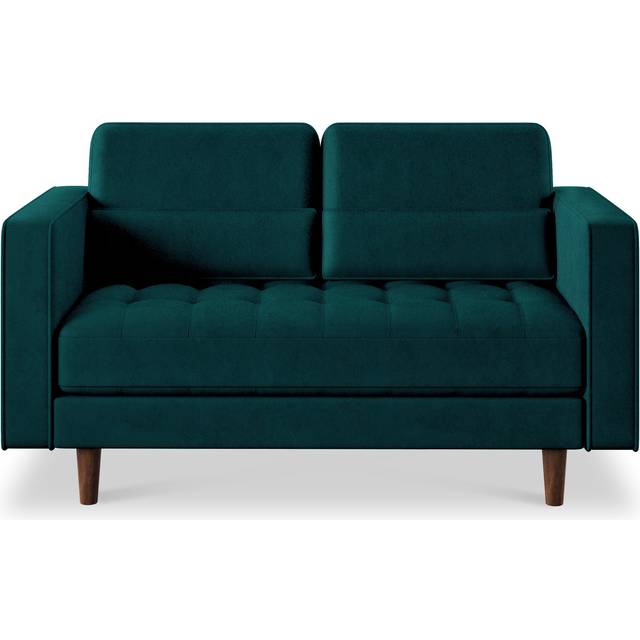 Skye Velvet Mid Century 2 Seater Sofa | Express UK Delivery | Roseland