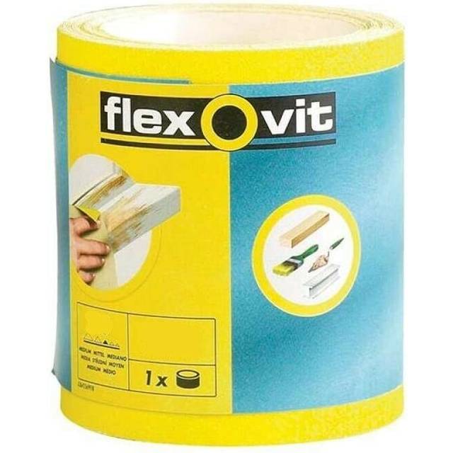 Flexovit - Aluminium Oxide Yellow 115mm x 10m P120