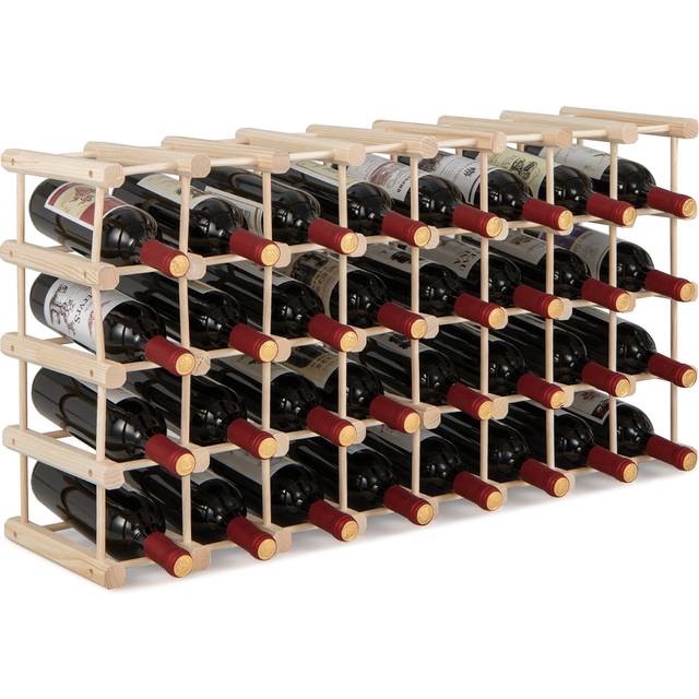 36-Bottle Wine Rack for Home Bar Pantry