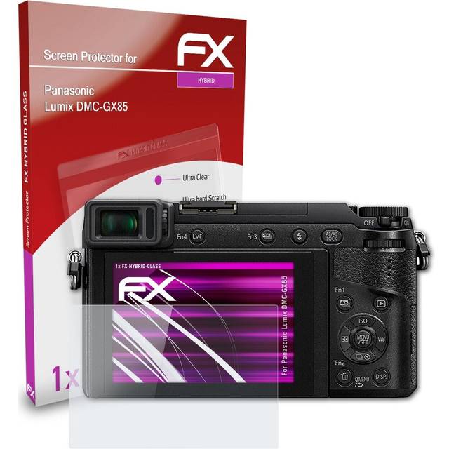 Atfolix Glass Protector For Panasonic Lumix Dmc-gx85 9h Hybrid-glass
