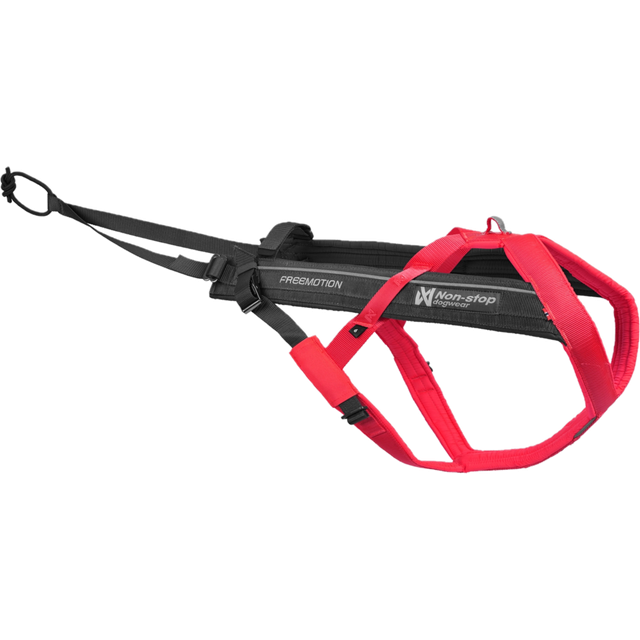 Non-Stop Dogwear Freemotion Harness 5.0 Dragsele -Rosa/Grå (8)