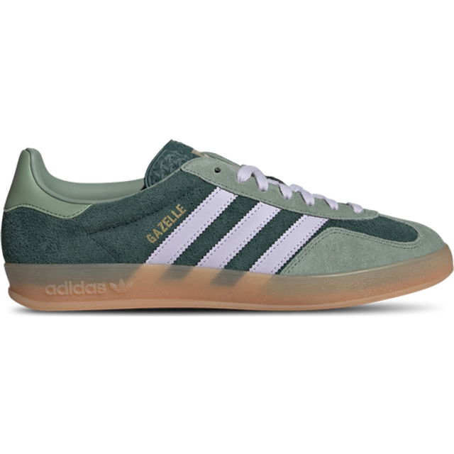 adidas Originals Womens Gazelle Indoor Trainer - Green - Size 3