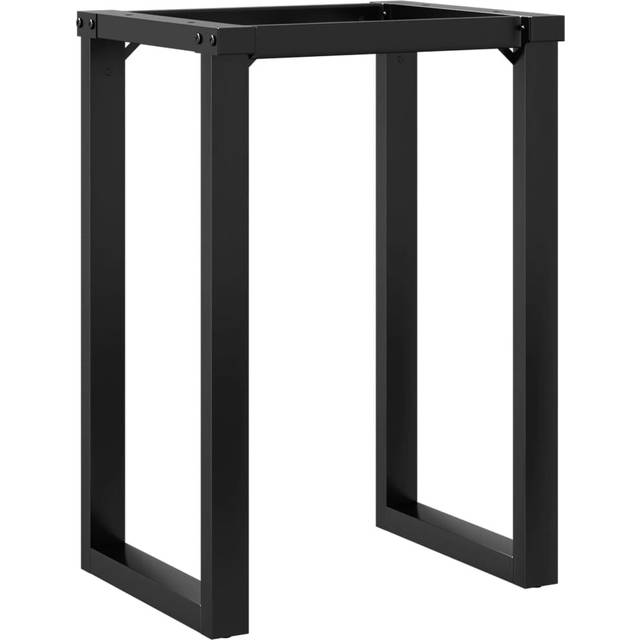 vidaXL Dining Table Legs O-Frame 60x50x73 cm Steel - Black