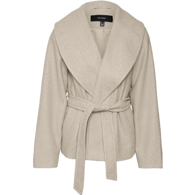 VERO MODA Vmanne Bergen Jacket Oatmeal Detail:Melange XL