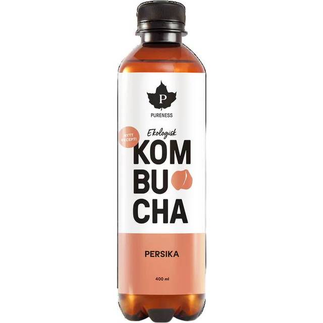 Pureness Kombucha Eko, Persika, 400 ml