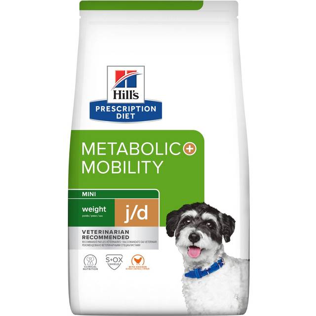 Hill's PRESCRIPTION DIET Metabolic + Mobility Mini Torrfoder till Hundar med Kyckling - 3 kg