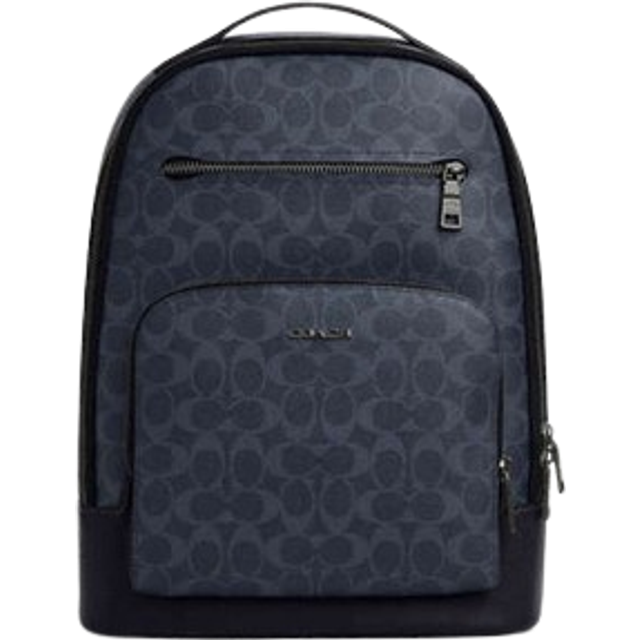 Coach Mens Ethan Backpack in Signature Denim - Dark Blue - One Size