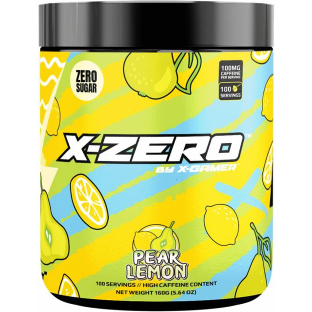 X-GAMER Energidryckspulver X-Zero 160 gram Pear Lemon