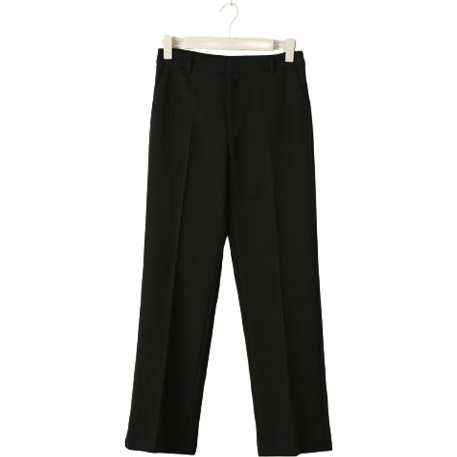 Gina Tricot-straight regular trousers-byxor-Svart-36-Dam