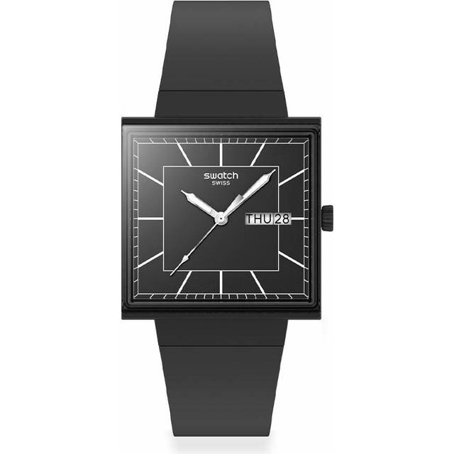 Swatch Unisexuhr 2408 SWATCH ESSENTIALS SO34B701 - schwarz