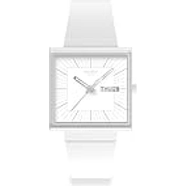 SWATCH What If...Allwhite? 42mm SO34W700 Klocka