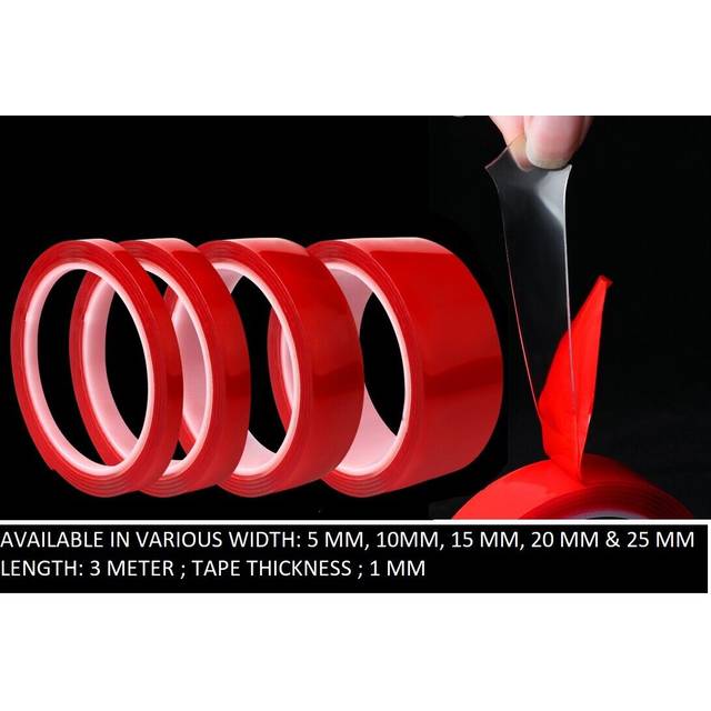 3m clear double sided tape traceless removable washable strong self adhesive gel