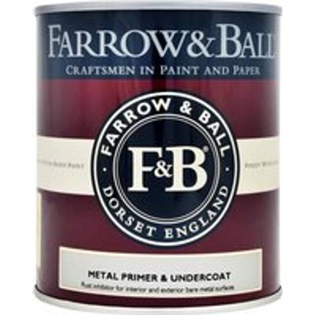 Farrow and Ball Metal Primer and Undercoat, Red & Warm Tones 750ml, Metal Primer And Undercoat Paint , Primers