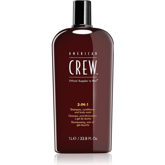 American Crew 3-in-1 Shampoo, Conditioner, Shower Gel 1000ml