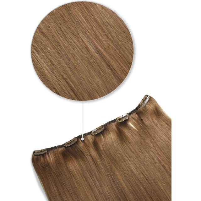 One Piece Clip In Hair Extensions - Light Auburn (#30), 20" (45g)