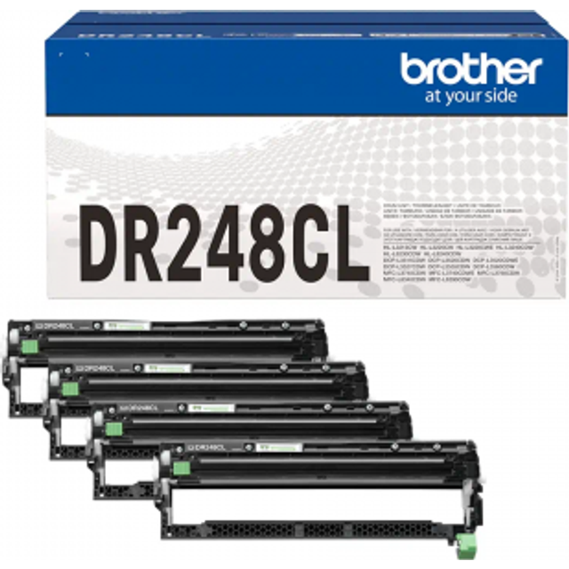 Brother DR248CL Drum Pack - Prints 15,000 Pages in BK/C/M/Y Colors