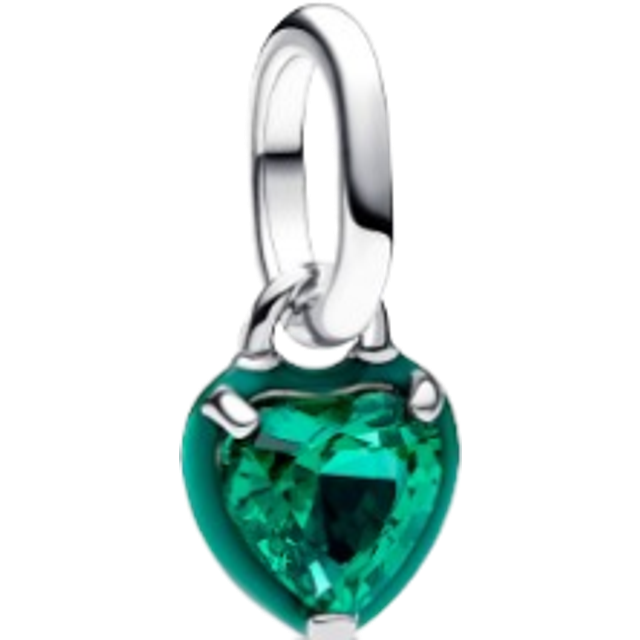 Pandora Charms Pandora ME Chakra Green Heart Pendant Mini Charm 793042C03
