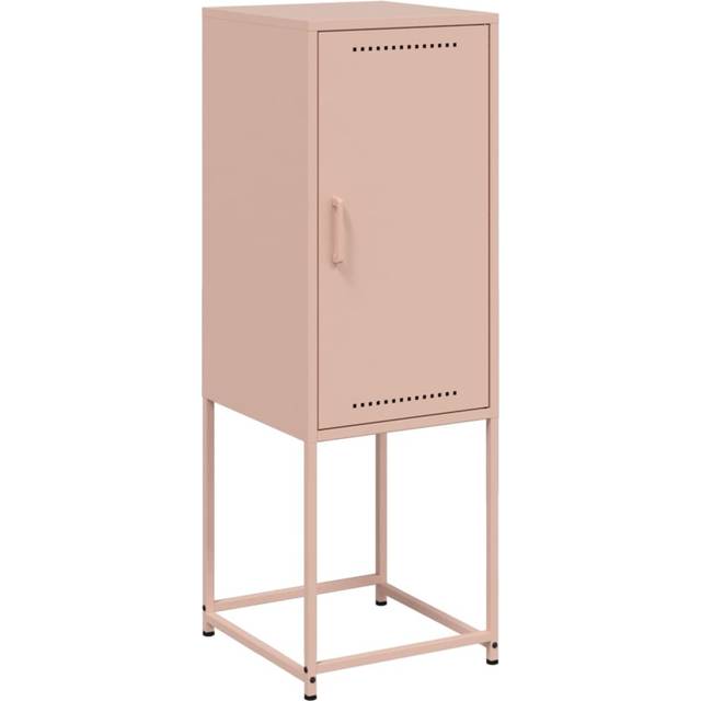 vidaXL Highboard Pink 36x39x107 cm Steel
