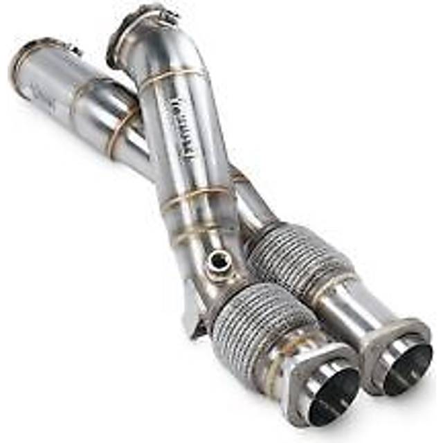 &#34;Scorpion 3.5&#34; Large Bore Downpipes - Valved With De Cats&#34; - Fits to OEM / Scorpion Systems.