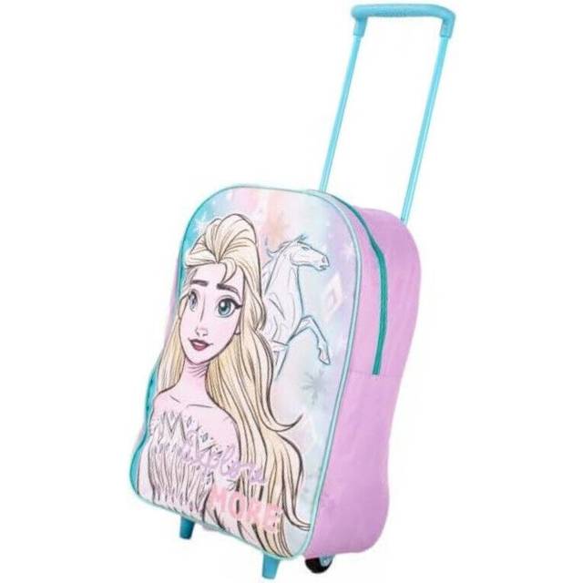 Kids 2 Wheel Frozen Trolley Bag - Purple