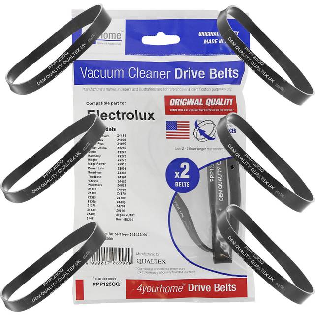 2 X Premium Drive Belts For Electrolux Cyclone Power Vacuum Cleaner Hoovers