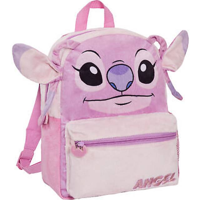 Disney lilo and stitch angel backpack for girls plush 3d lunch book bag gift