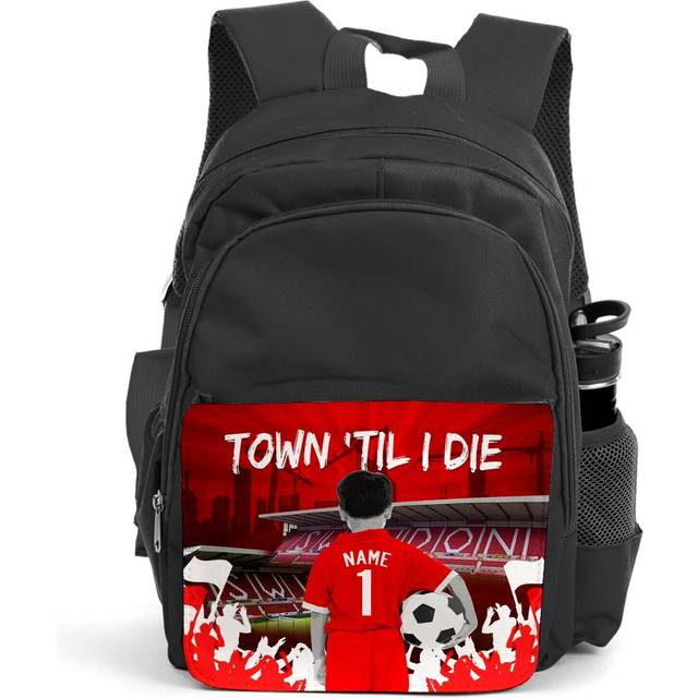 Personalised swindon backpack boys football school bag children pe kit gift cf56