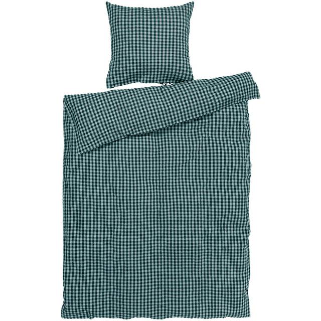 Juna Bæk&Bølge bed set 150x210 cm Green-light blue