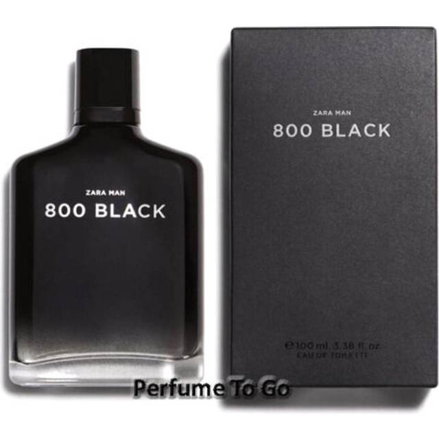 Zara man 800 black eau de toilette fragrance spray 100ml for him for men