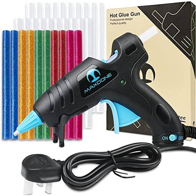 Hot Glue Gun Mini Glue Gun - Fireproof Hot Glue Gun for Crafting with 30pcs Glue Sticks Fabric Glue Gun Fireproof for DIY Handicrafts and Repair