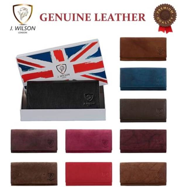 Ladies designer purse leather wallet genuine credit card holder purse gift boxed