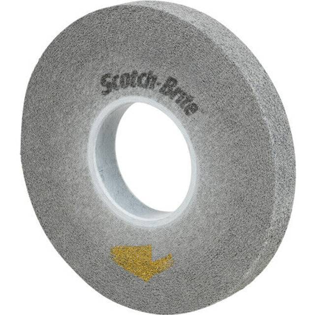 Scotch-Brite Scotch-Brite Deburring Wheel DB-WL, 203 mm x 25 mm x 76.2 mm, 7S FI - Grey
