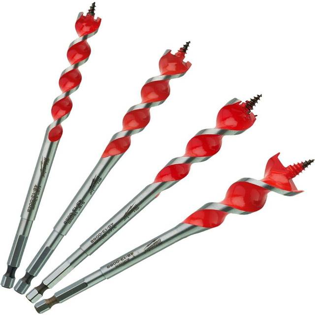 Milwaukee 4932479477 Speed Feed Wood Drill Bit 4 Piece Set