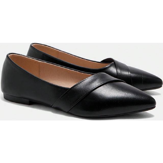 Cuccoo Women&#39;s Pointed Toe Wide Fit Flat Loafers, Solid Color, Suitable For All Seasons, Daily & Work Wear Spring Shoes Spring Break Easter