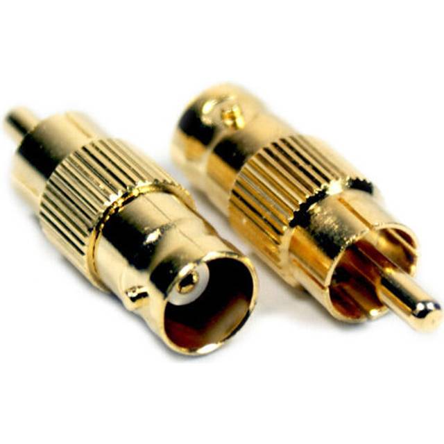 5x RCA PHONO Plug to BNC Female Adapter CCTV Video Camera DVR Converter Socket