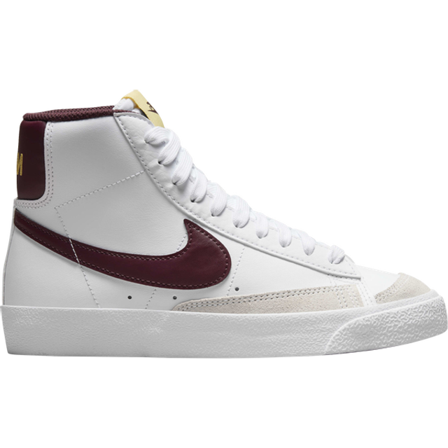 (GS) Nike Blazer Mid 77 'White Burgundy Crush' DA4086-119 - White/Saturn Gold/Burgundy Crush - 5.5Y