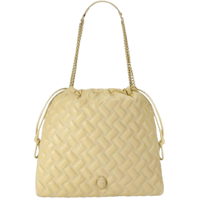 Kurt Geiger Women's Shoulder Bag Cream Leather Kensington