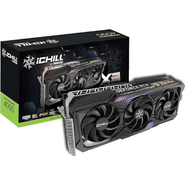 Inno3D GeForce RTX 4090 ICHILL X3 NVIDIA 24 GB GDDR6X