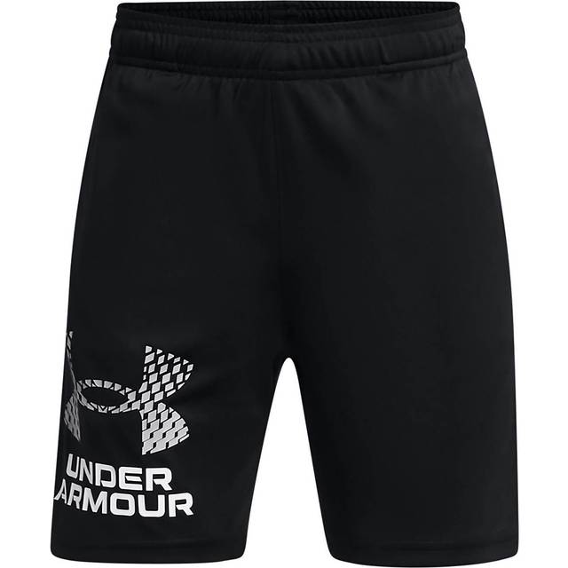 Under Armour UA Tech Logo Shorts Jnr - Black/Mod Grey / YS 8-10Yr