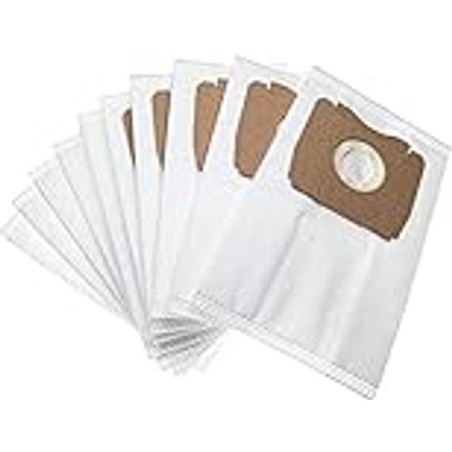 vhbw 10 x dammsugarpåse kompatibel med Volta U 1004-1035 Rolfy, V 34/V34, Xio dammsugare – mikrofleece, liten, 9,4 tum x 15 cm, vit